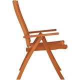  Zložljivi vrtni stoli 8 kosov trden evkaliptusov les - Vrtni Stol, (21466300) | Shoptok.si