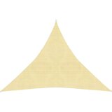 vidaXL Senčno jadro 160 g/m² bež 4,5x4,5x4,5 m HDPE Cene