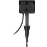 VOLTOMAT Vrtna utičnica s kabelom (4-struko, Dužina kabela: 1,5 m, IP44, 3.500 W, Visina: 33,2 cm) | shoptok.hr