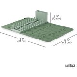 Umbra Prašno zelena plastična odcejalna podloga 61x43 cm Udry – | Shoptok.si
