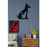 Opviq dekorativno LED osvetljenje Cat n Dog, 50x40 cm, 60 LEDs/m, 375cm Kabl , Crno | ePonuda.com