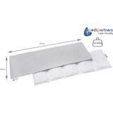 Medi Partners Thermophor with cherry seeds large 20x60 – 5 chambers Waffle – Gray