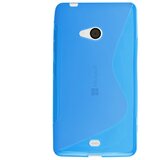  Gumijasti / gel etui S-Line za Microsoft Lumia 540 - modri Cene