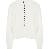 Trendyol Ecru Basic Buttoned Knitwear Cardigan | shoptok.hr