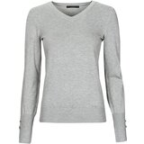 Guess Puloverji GENA VN LS SWTR Siva | Shoptok.si