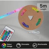 BRILO - LED RGB prigušiva traka 6,6m LED/6W/USB + daljinski upravljač | Eponuda.com