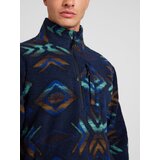 Billabong Športen pulover modra / mornarska / turkizna / rjava | Shoptok.si