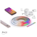  Komplet 1x LED RGBW traka WHITE AND COLOR LED/20W/230V 2 m + 2x ugradni profil 1 m Cene