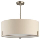  Endon 95834 - Luster na štapu HAYFIELD 3xE27/40W/230V mat hrom/bež | Eponuda.com