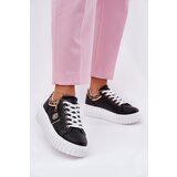 Boto Womens Sports Shoes On Platform Made Of Eco Leather Panther Black Velionna | Shoptok.si