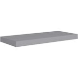 vidaXL plutajuća zidna polica siva 60 x 23,5 x 3,8 cm MDF | shoptok.hr