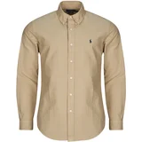 Polo Ralph Lauren CHEMISE DROITE CUSTOM EN OXFORD LEGER Bež