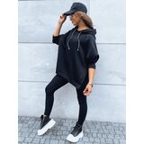 DStreet Komplet damski legginsy i bluza LUNAR LUXE czarny | Shoptok.si