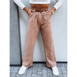 DStreet Spodnie damskie wide leg EMERALD kamelowe | shoptok.hr