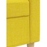  3-dijelni set sofa s tabureom svjetložuti od tkanine | shoptok.hr