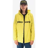 PLEASURES Kišna jakna Keys Coaches Jacket za muškarce, boja: žuta, za prijelazno razdoblje, P22F015