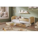 Drveni dječji krevet Kelly s ladicama - svijetlo drvo - bijeli - 180x80 cm | shoptok.hr