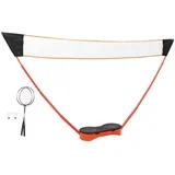 Set za badminton s 2 reketa, mrežom i pohranom 292x30x152 cm