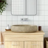 umivaonik boja pijeska ovalni 59x40x15 cm keramički
