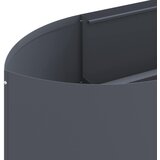  Povišeni vrtni krevet Antracit 380 x 40 x 40 cm Čelik | shoptok.hr