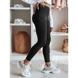 DStreet Legginsy damskie z wysokim stanem FLEXION czarne