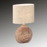 Honsel Smeđa/bež stolna lampa keramička s tekstilnim sjenilom (visina 39 cm) Tobse – | shoptok.hr