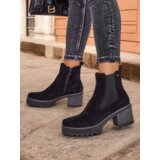 Resti Eco-suede women's ankle boots on a post Segori | Eponuda.ba