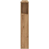  Uzglavlje s ormarićem boja hrasta 200x18 5x102 5 cm drveni | shoptok.hr
