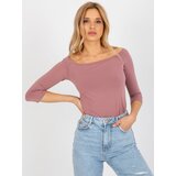 BASIC Feel Good Blouse-RV-BZ-4692.09-dark pink | Shoptok.si