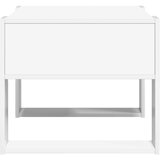  Klubska miza Bela 66 x 53 x 45 cm Konstruiran les, (5000121342) | Shoptok.si