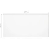  Zaščita za mizo mat 180x90 cm 2 mm PVC, (20713600) | Shoptok.si