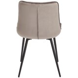 Livetastic STOL, les, kovina, tekstil siva | Shoptok.si