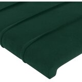  Uzglavlje s ušima tamnozeleno 103x16x118/128 cm baršunasto | shoptok.hr