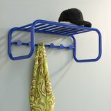 Spinder Design Plava metalna zidna vješalica s policom Retro – | shoptok.hr