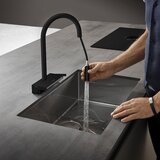 Hansgrohe 73837670 Aquno Select M81 vrtljiva izvlečna kuhinjska armatura Slike