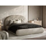 Maison de Rêve Bež oblazinjena zakonska postelja s prostorom za shranjevanje z letvenim dnom 160x200 cm Maumere – | Shoptok.si