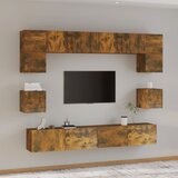  8-dijelni set TV ormarića boja dimljenog hrasta drveni | shoptok.hr