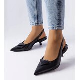 Gemre Black low-heeled sandals Labonté | Shoptok.si
