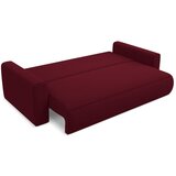 Makamii Bordo baršunasti sklopiva/s prostorom za odlaganje sofa 238 cm Kapua – | shoptok.hr