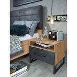 Rauch Möbel nočna omarica, antracit, barve grafita, hrast artisan | Shoptok.si