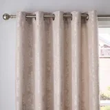 Bež zavjese u setu 2 kom od damasta 168x183 cm Damask Jacquard –