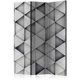  Paravan u 3 dijela - Grey Triangles [Room Dividers] 135x172 Cijene