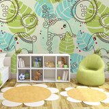  Tapeta - elephants (for children) 200x154 Cijene