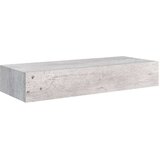 vidaXL zidna polica s ladicom siva boja betona 60 x 23,5 x 10 cm MDF | shoptok.hr