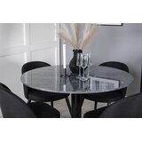 Venture Home Estelle okrugli blagovaonski stol ⌀106 cm, tamnosivi | shoptok.hr