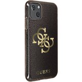 Guess Ovitek za iPhone 13 Mini Glitter Silicone Transparent - rose gold, (20524410) Cene