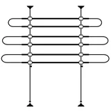 Pregradna Rešetka Za Kola 75-110cm/85-140cm