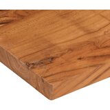 vidaXL Stolna ploča 110x80x2 5 cm pravokutna od masivnog drva bagrema | shoptok.hr
