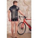 NEK moška majica na zadrgo z rdečimi vložki (črna) - M | Shoptok.si