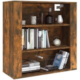  Zidni ormarić dimljenog hrasta 80x33x80 cm konstruirano drvo | shoptok.hr